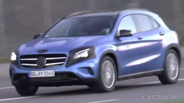 Mercedes Gla Facelift Spotted Testing Carwale All About Cars Yahoo India