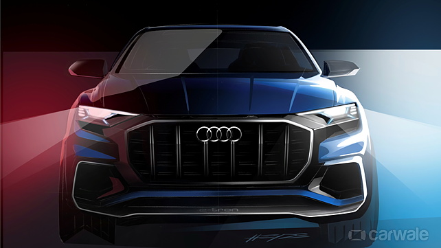 Audi Q8 E-Tron concept teaser released ahead of Detroit Debut