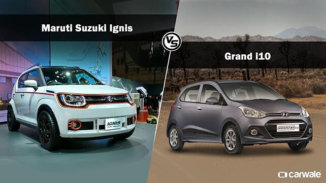 Spec Comparison - Maruti Suzuki Ignis Vs Hyundai Grand i10